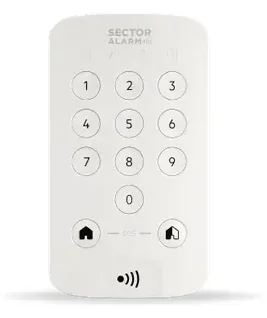 Panel de control de Sector Alarm