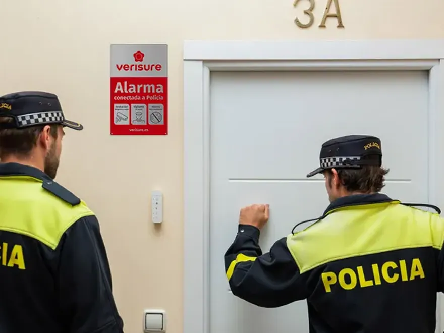 Aviso a la Policía tras una intrusión verificada por Securitas Direct