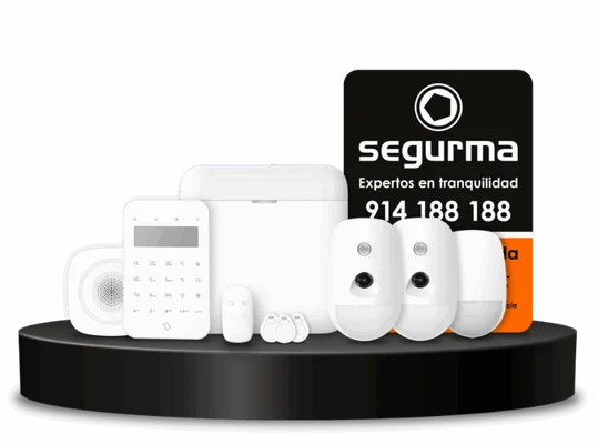 Kit Tranquilidad de Segurma con central, teclado, detectores y sirena