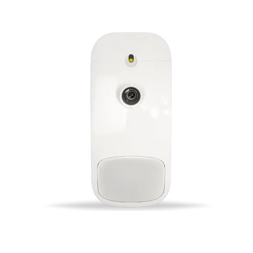 Detector de movimiento con cámara para alarma